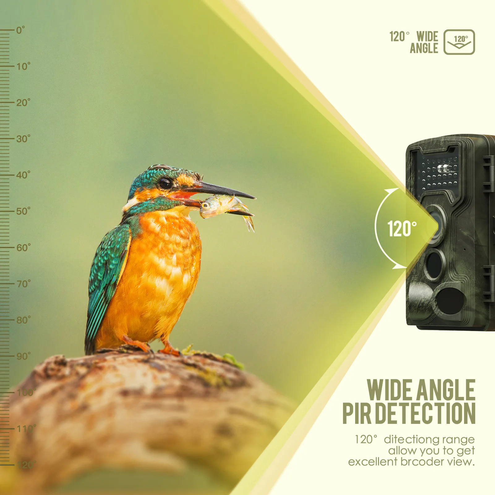 Outdoor Hunting Camera Wifi - Avcılık Takip Kameraları 58MP 2.7K 940nm