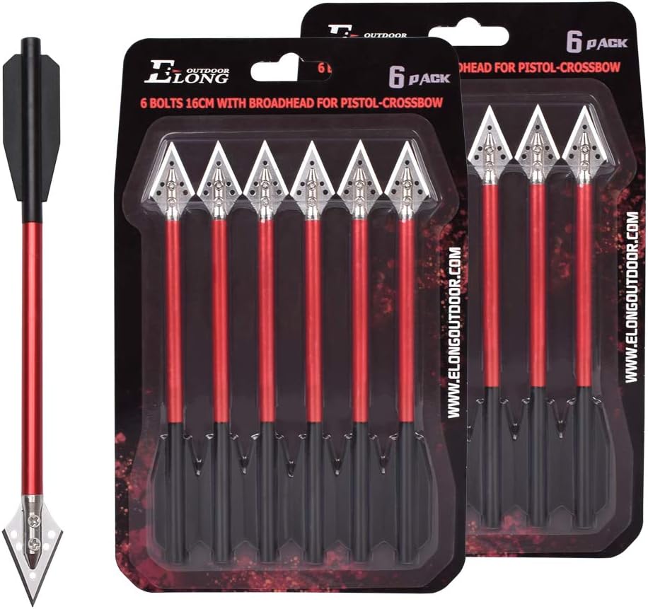 Crossbow Bolt Broadhead - Alüminyum Arbalet Cıvataları Oklar 6.5 