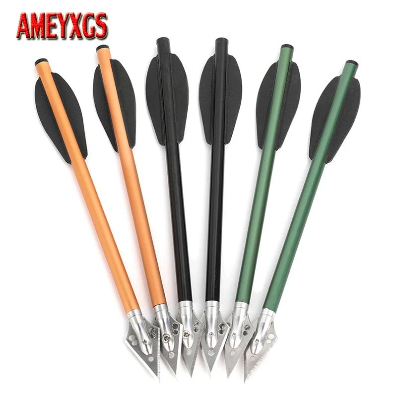 Crossbow Bolt Broadhead - 6 adet alüminyum ok 6.3 inç