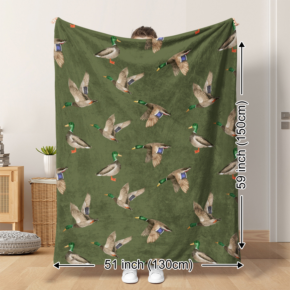 Outdoor Hunting Gifts - Yeşilbaş Ördek Polar Battaniye Avcılık Açık