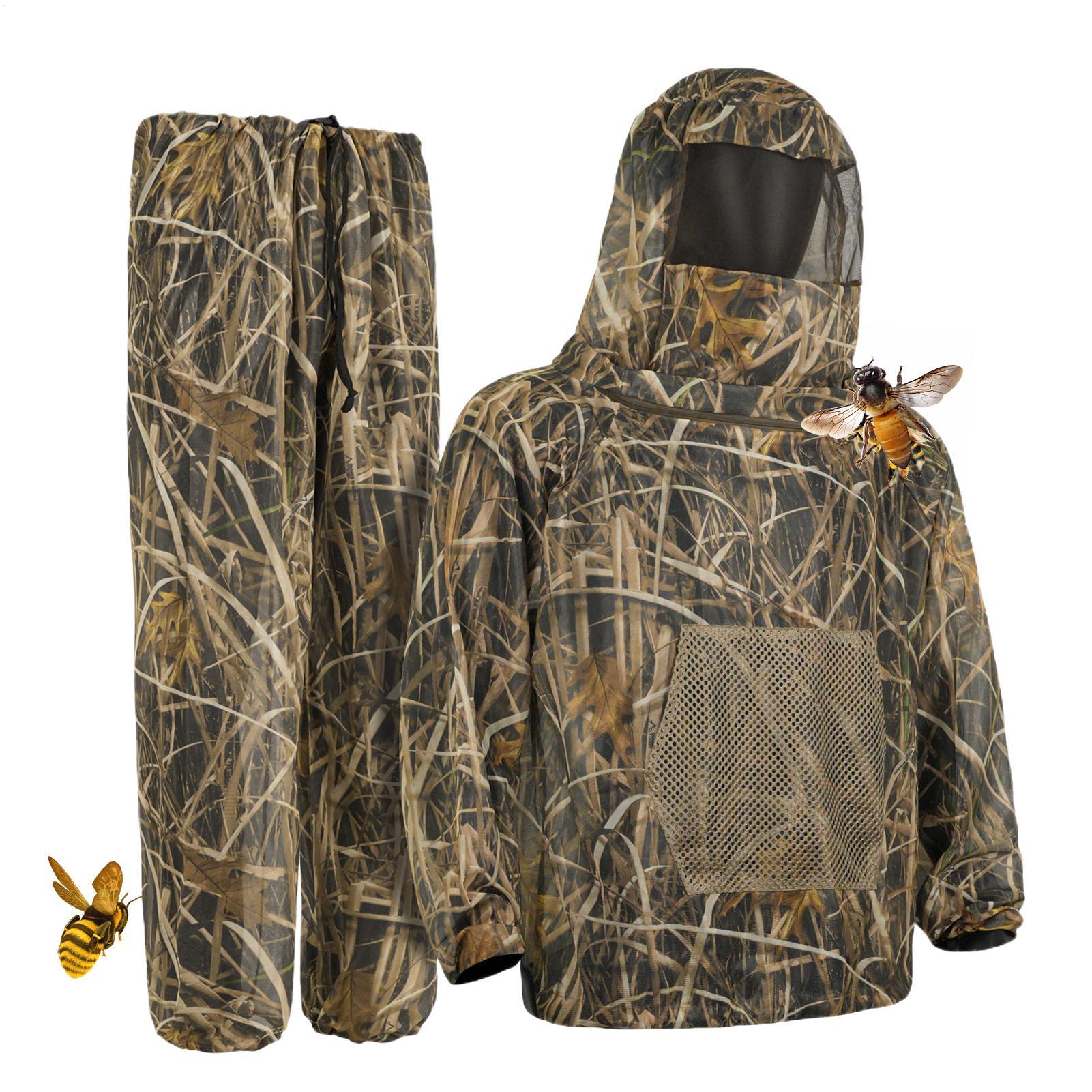 Outdoor Hunting Outfit - Avcılık kıyafeti sinek geçirmez örgü kıyafet