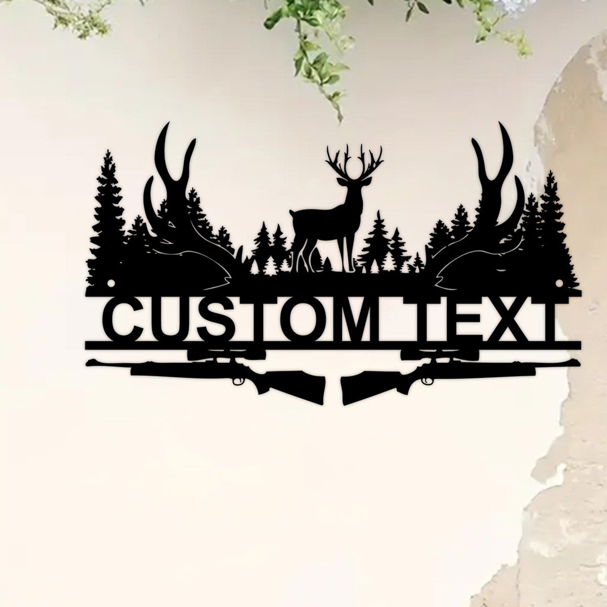 Outdoor Hunting Gifts - Özel geyik kabin Metal işareti, geyik