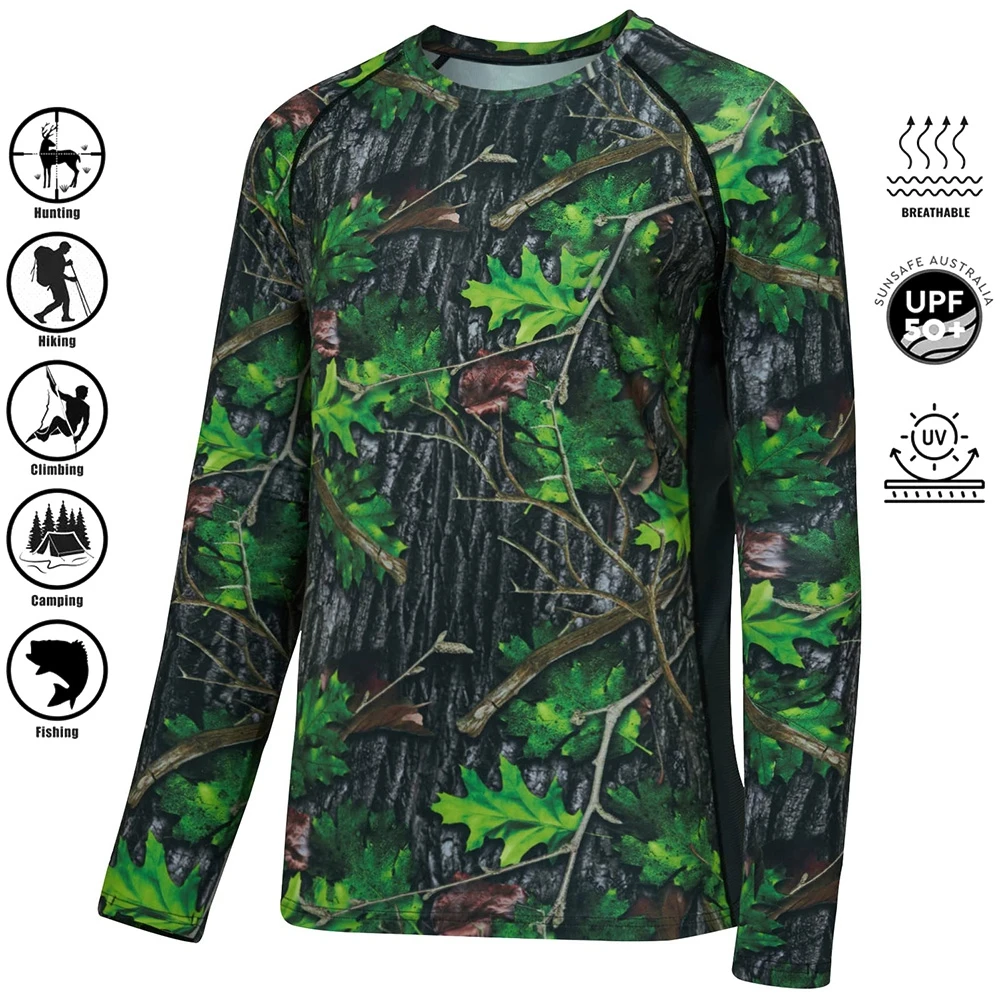 Hunting And Camping In Forest - ﻿ ﻿ Kamuflaj Orman Avcılık T-shirt