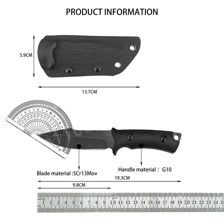 Çok amaçlı Küçük Düz Bıçak 5Cr - Outdoor Hunting Gifts incelemesi ve fiyatı