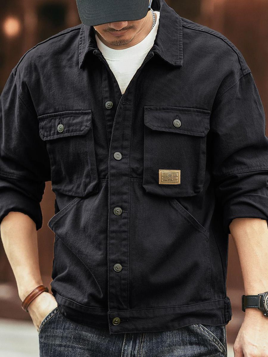 Retro Amerikan Denim Ceket Erk - Outdoor Hunting Outfit incelemesi ve fiyatı