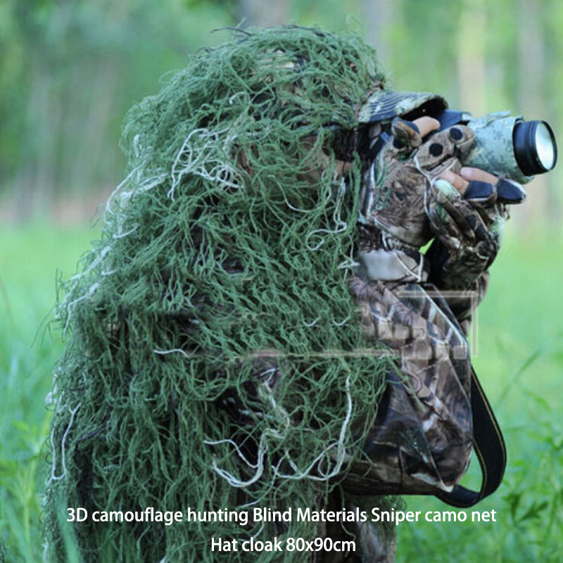 Sıcak 80X90CM 3D avcılık takti - Hunting And Camping In Jungle incelemesi ve fiyatı