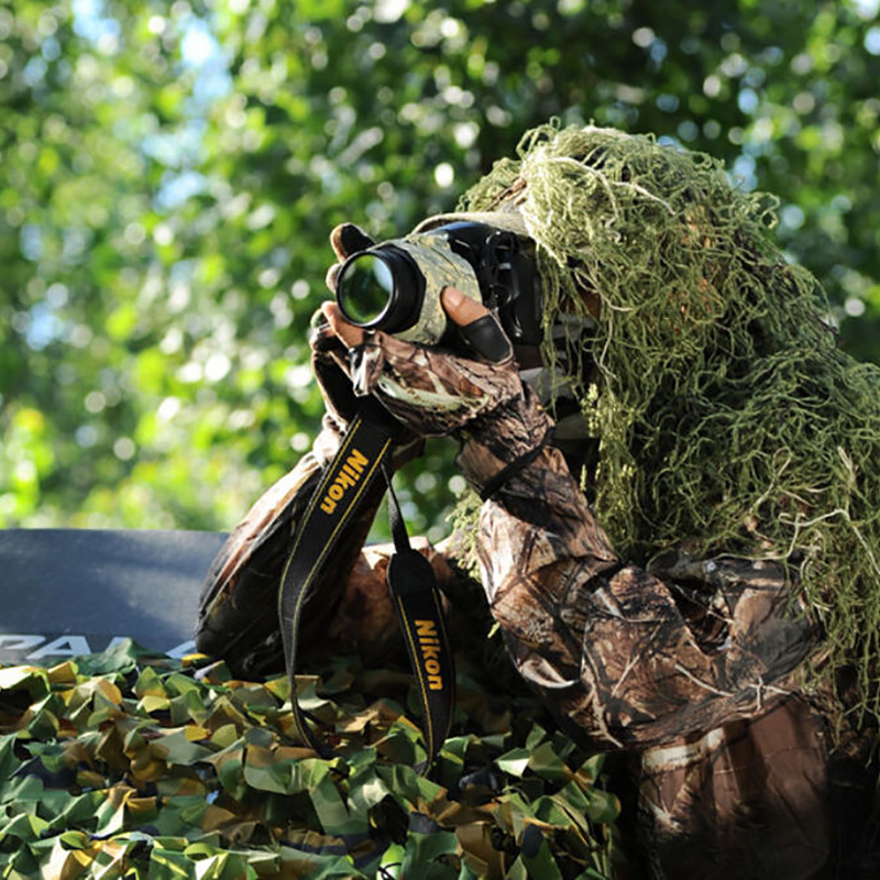 Sıcak 80X90CM 3D avcılık takti - Hunting And Camping In Jungle incelemesi ve fiyatı