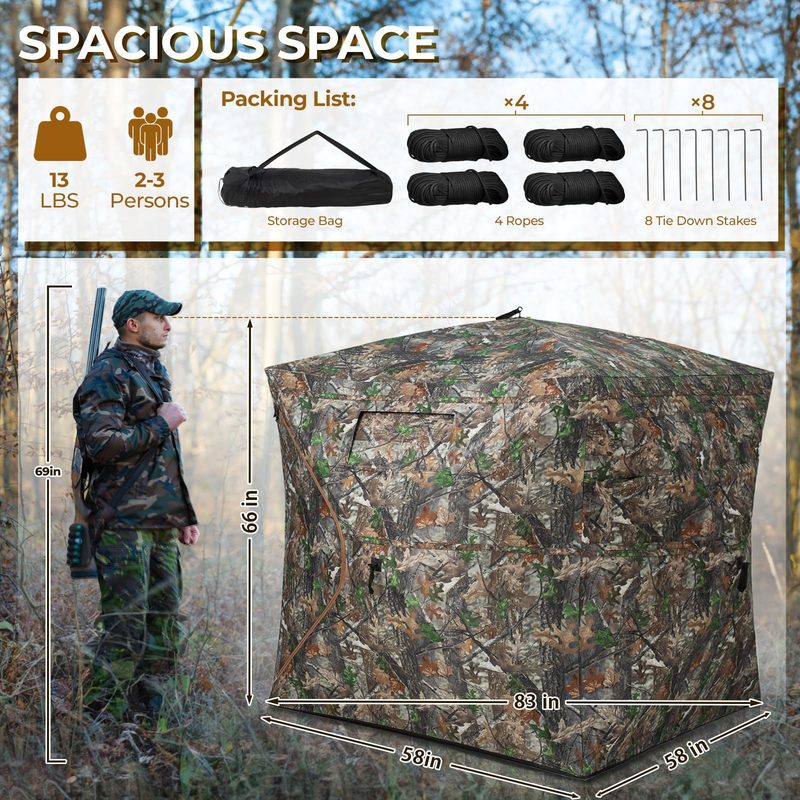 Açık Hava Kamuflajlı Avcılık K - Hunting And Camping In Forest incelemesi ve fiyatı